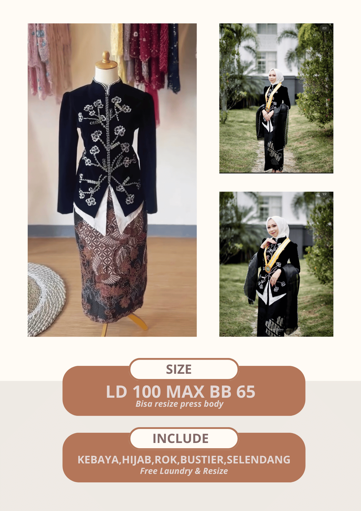 Kebaya Amara Janggan Modern