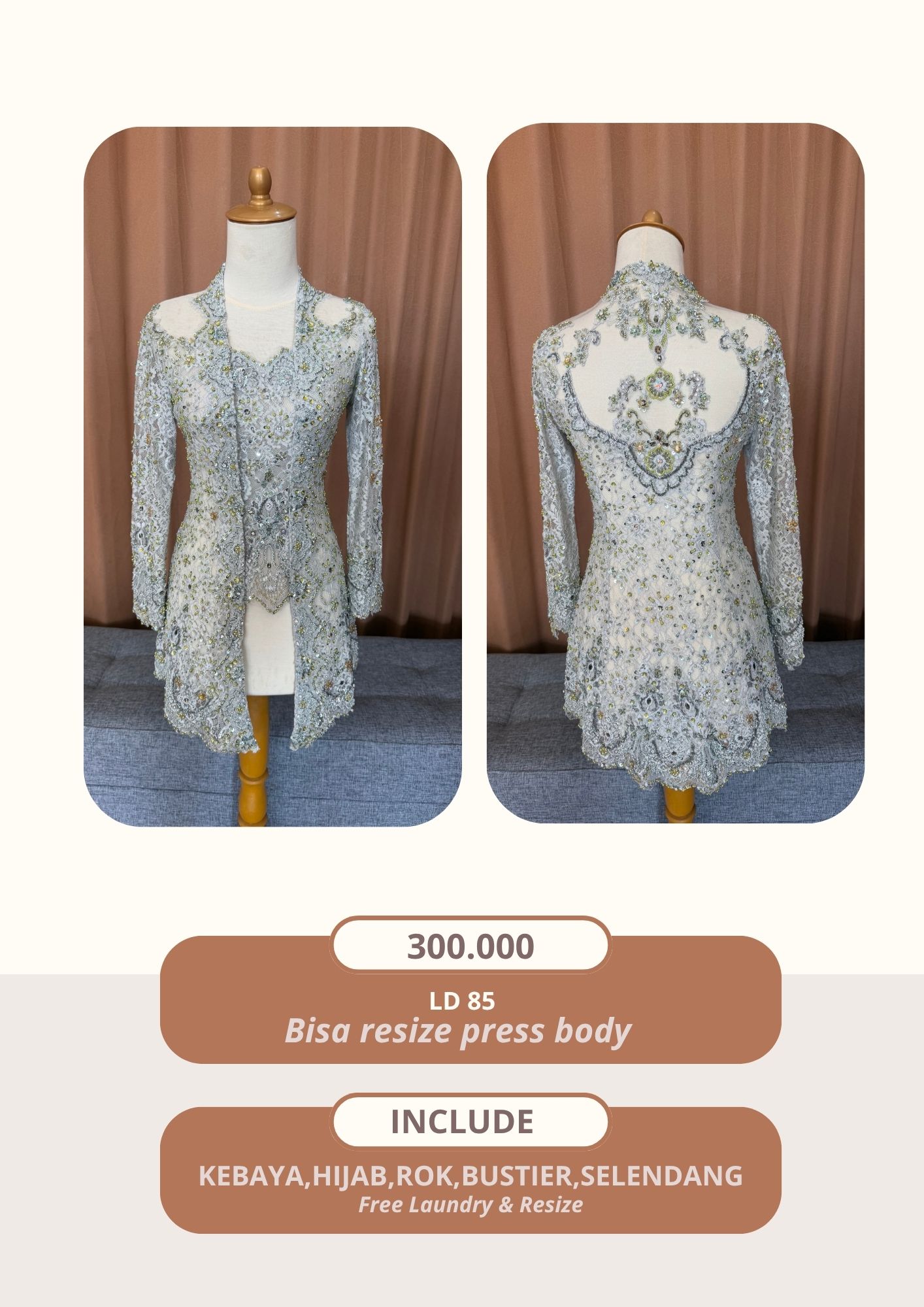 Kebaya Lafia Sage