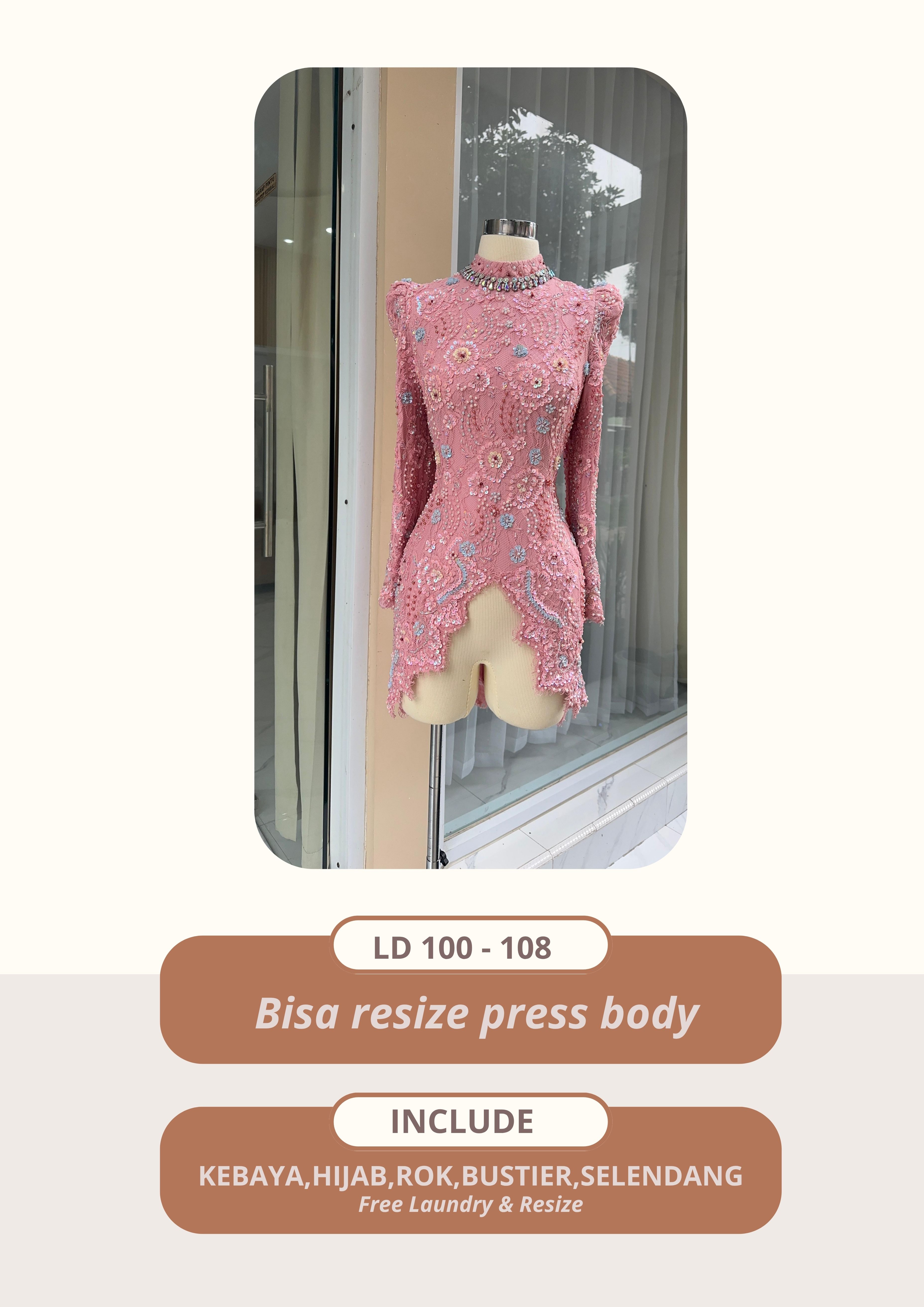 Kebaya Alea Pink